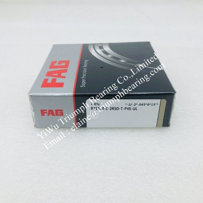 FAG  Spindle bearings , Angular Contact Ball Bearing  B71910-C-2RSD-T-P4S-UL
