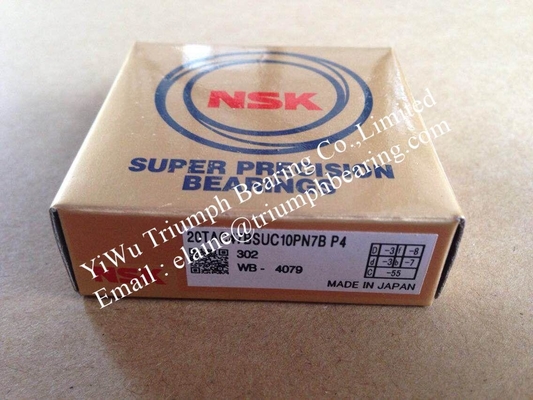 NSK ball screw bearing ,  Precision angular contact ball bearing  20TAC47B SUC10PN7B P4