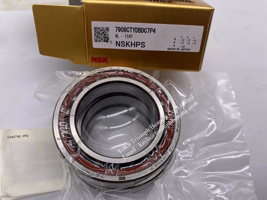 NSK High Precision Spindle Bearing  , one set of 2 pcs , 7907CTYNDBLP4 ,   7908CTYDBDC7P4