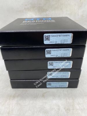 NTN   High Precision Angular Contact Ball Bearing , Spindle Bearing   7022UCDTBTTG095P4   (one set of five pieces)