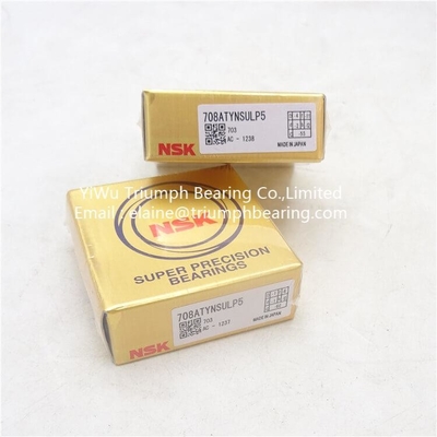 NSK  High Precision Angular contact ball bearing  708ATYNSULP5