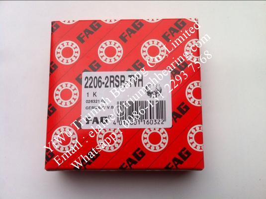 FAG Self-aligning ball bearing 22..-2RS-TVH, seals, plastic cage  2206-2RS-TVH
