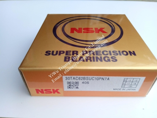 NSK ball screw bearing ,  Precision angular contact ball bearing 30TAC62BSUC10PN7A , 30TAC62BSUC10PN7B