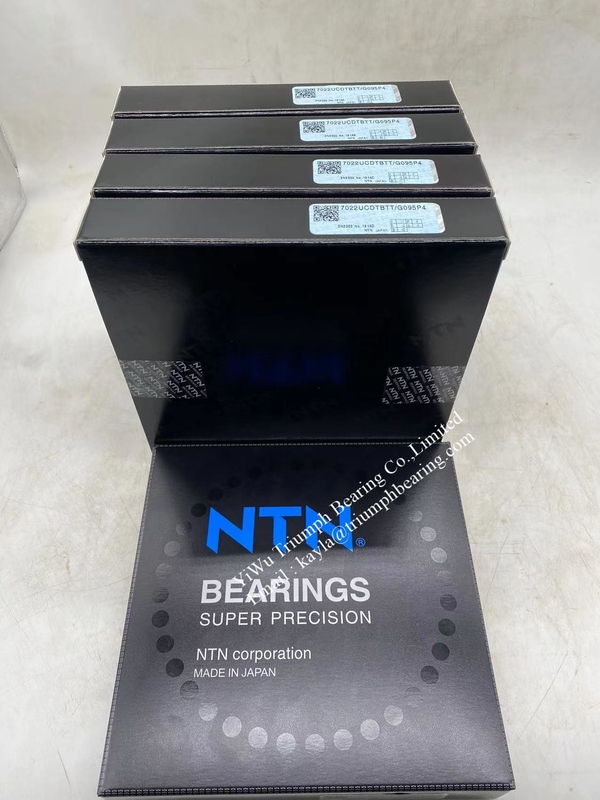 NTN   High Precision Angular Contact Ball Bearing , Spindle Bearing   7022UCDTBTTG095P4   (one set of five pieces)