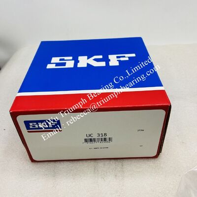Insert bearing with set screw locking and extended inner ring   UC318