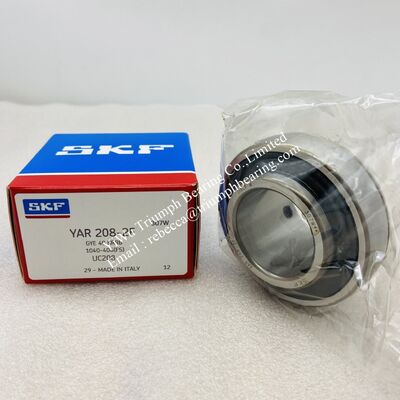 Insert bearing with set screw locking and extended inner ring  YAR208-2F
